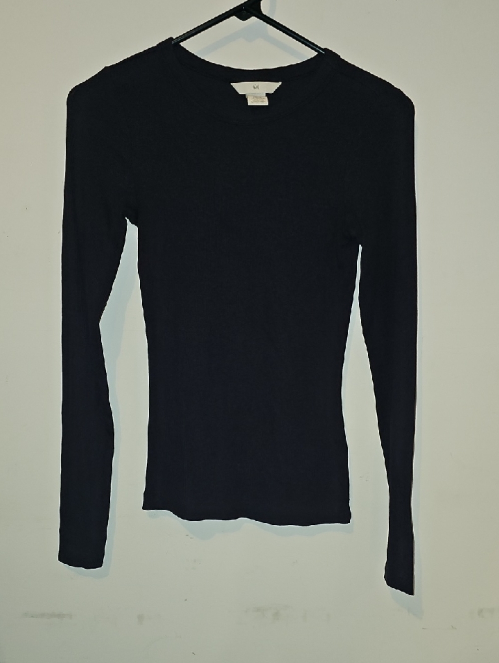 H&M Womens Sz XS Long Sleeve Ribbed Top!!